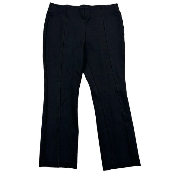 Rafaella Comfort Black Center Seam Pull On Pants Leggings Sz S Small Stretch - Picture 1 of 7